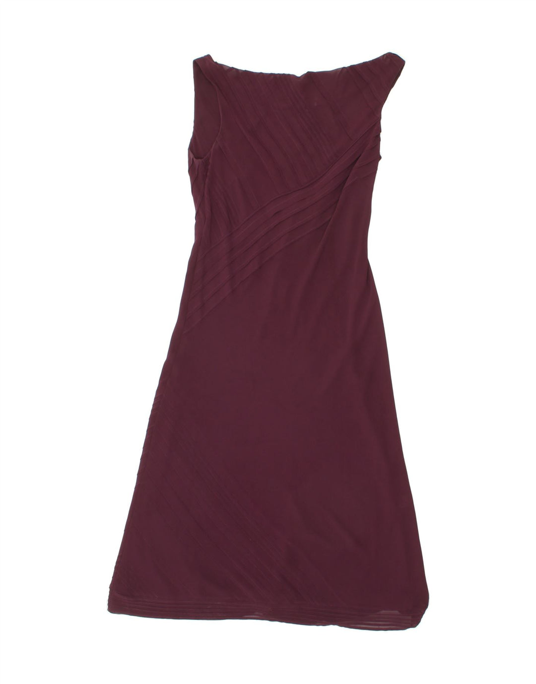 COAST Womens Sleeveless A-Line Dress UK 12 Medium Purple Polyester Vintage Coast and Second-Hand Coast from Messina Hembry 