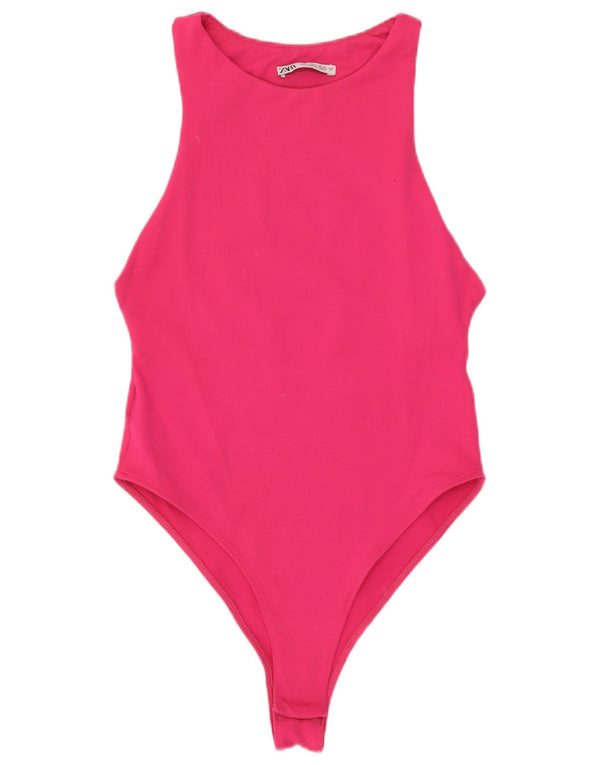 Zara ženski bodi bez rukava UK 8 Small Pink
