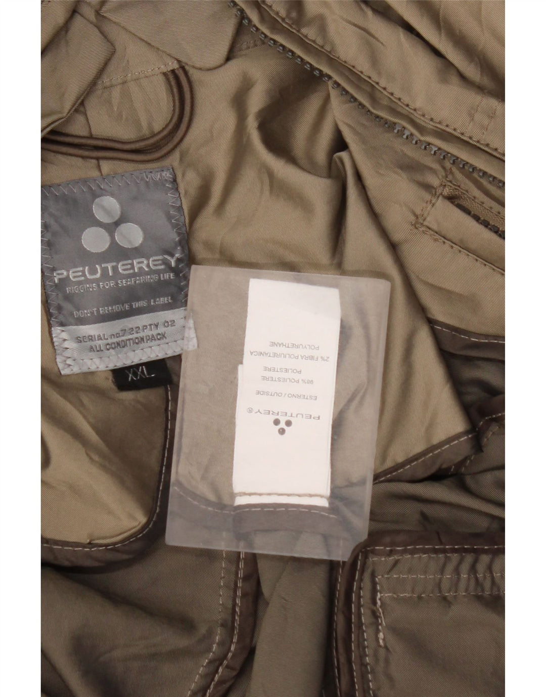 PEUTEREY ženska bomber jakna UK 20 2XL zeleni poliester