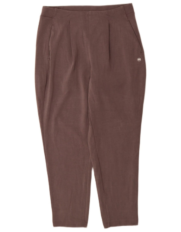 Superdry ženske sužene skraćene hlače UK 14 Large W34 L27 sivi modal