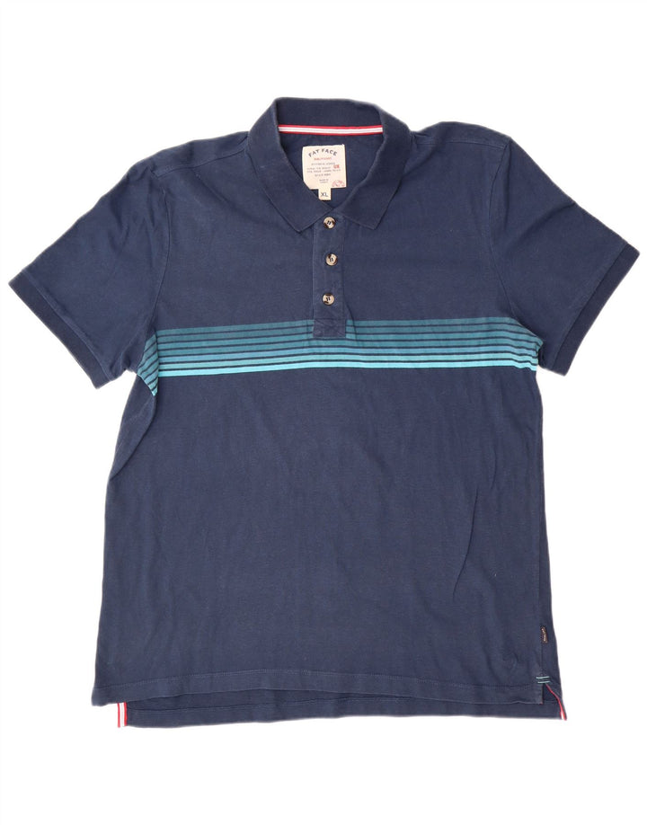 Fat Face muška polo majica XL tamnoplava na pruge