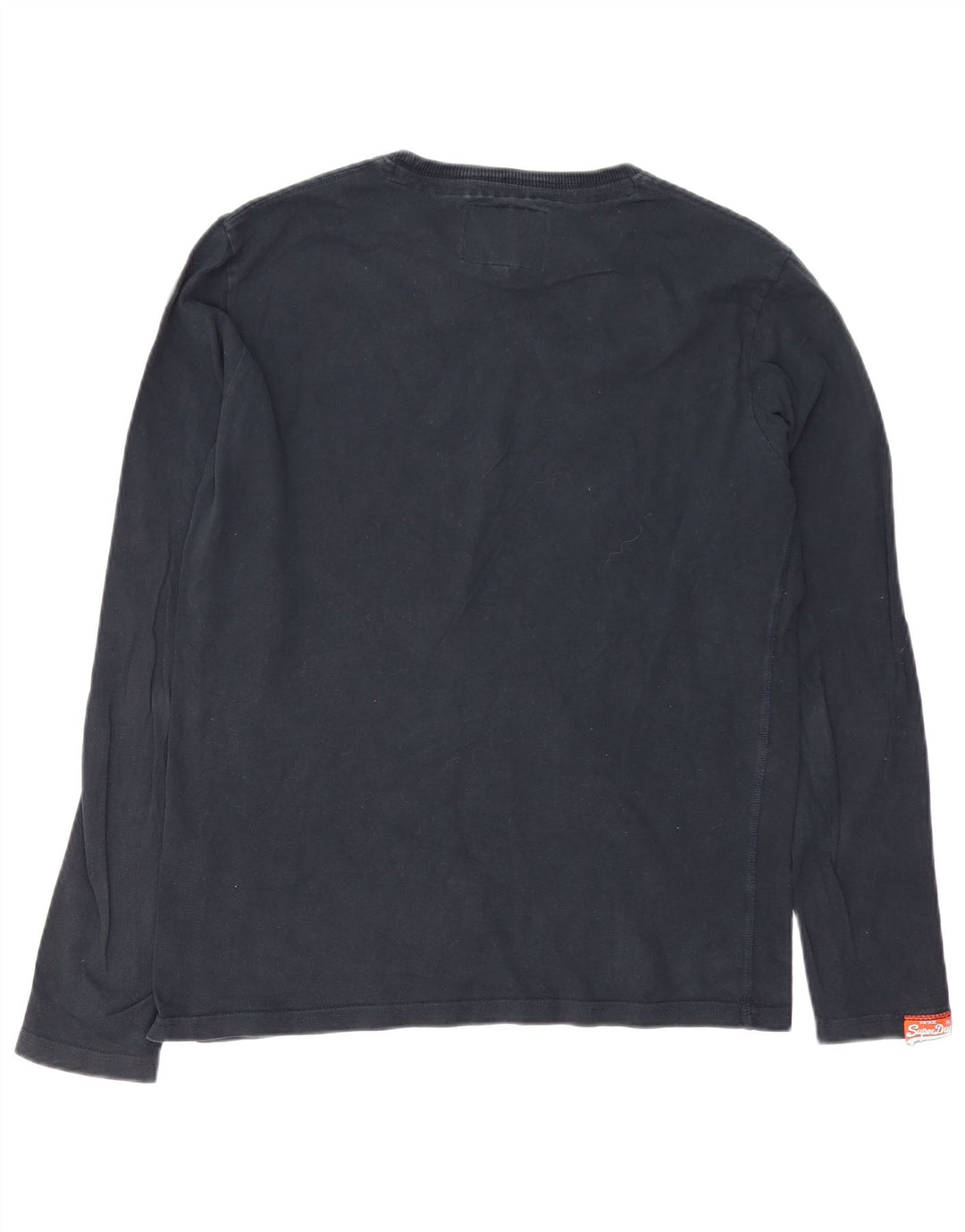 Superdry muška grafička majica dugih rukava, veliki crni pamuk