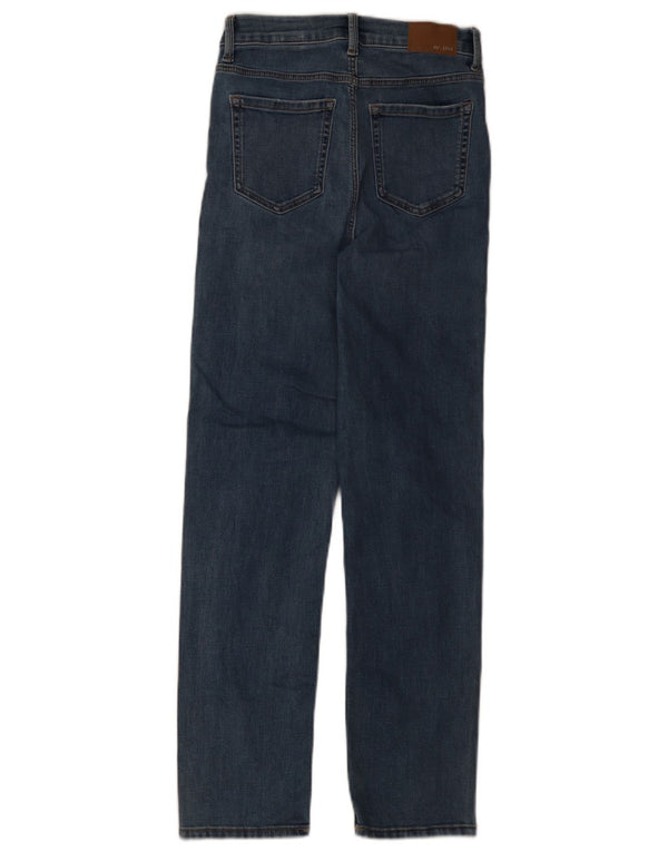 Marks & Spencer ženske ravne traperice Sienna UK 8 male W26 L28 plavi pamuk