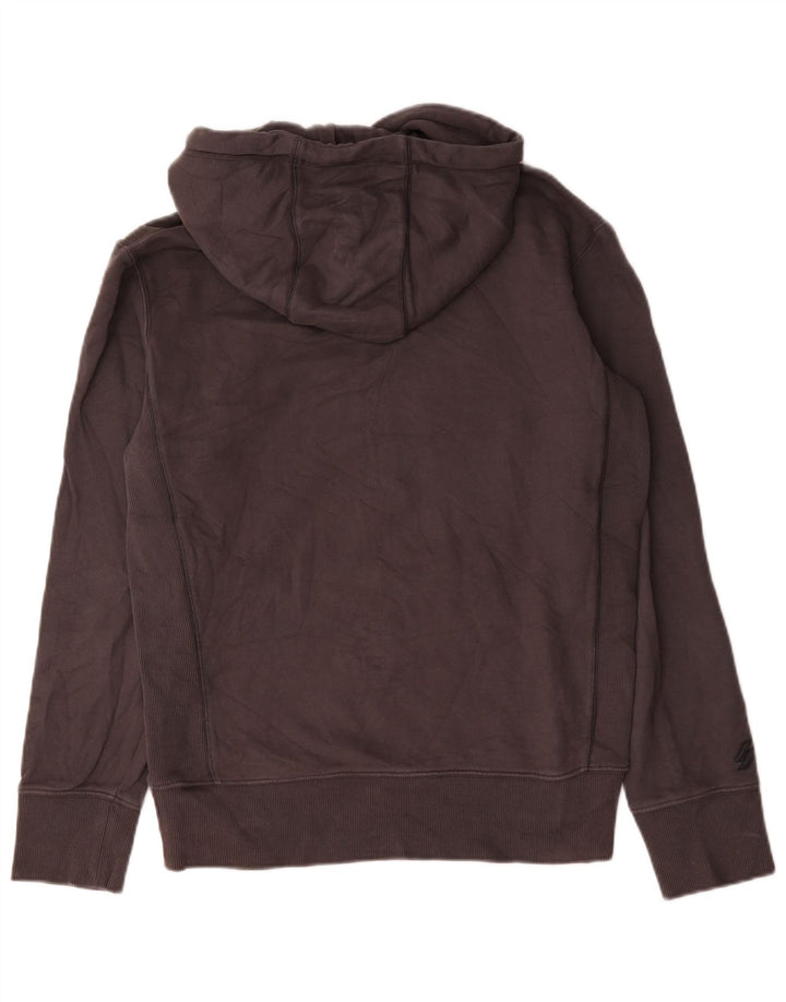 Superdry muški džemper s kapuljačom Mali sivi pamuk