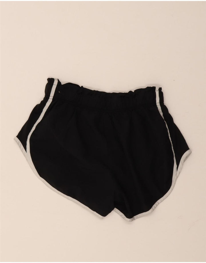 Nike ženske kratke sportske hlače Dri Fit UK 14 srednje crne boje od poliestera