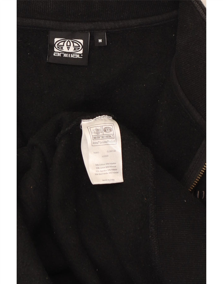 Gornja jakna muške trenirke s grafičkim motivima, srednji crni pamuk