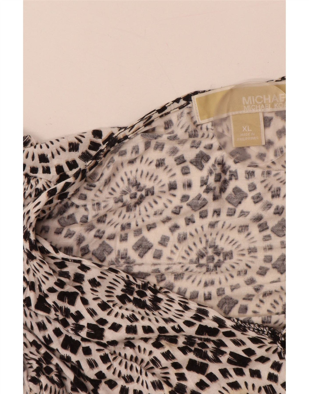 MICHAEL KORS Ženska haljina A-kroja bez rukava UK 18 XL Crna cvjetna svila