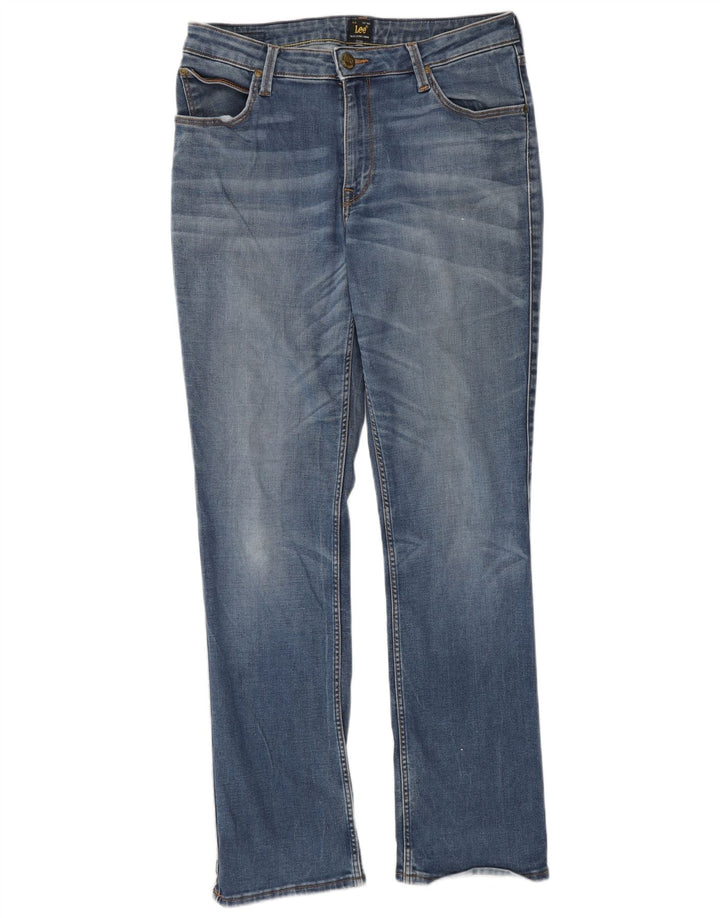 Lee Mens Marion Straight Jeans W31 L31 Plavi pamuk