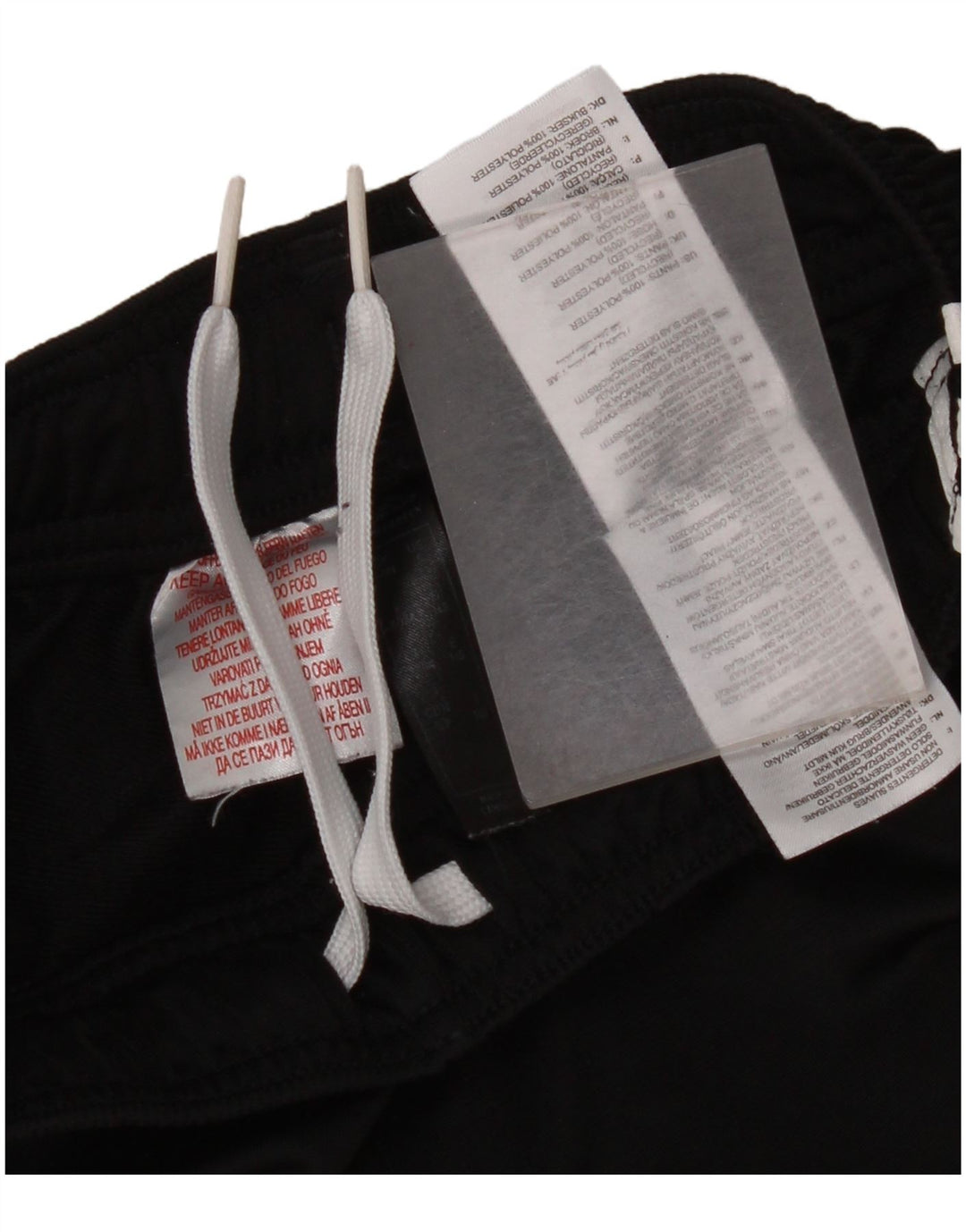 Adidas Hlače za trenirku za dječake 9-10 godina crne poliesterske