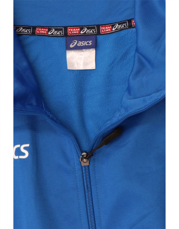 Asics muška trenirka gornja jakna XL plavi poliester