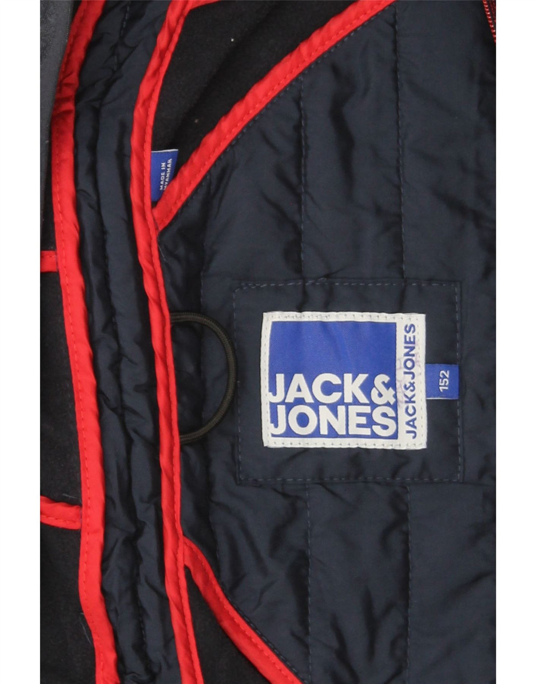 Jack & Jones Bomber jakna s kapuljačom za dječake 9-10 godina tamnoplave boje