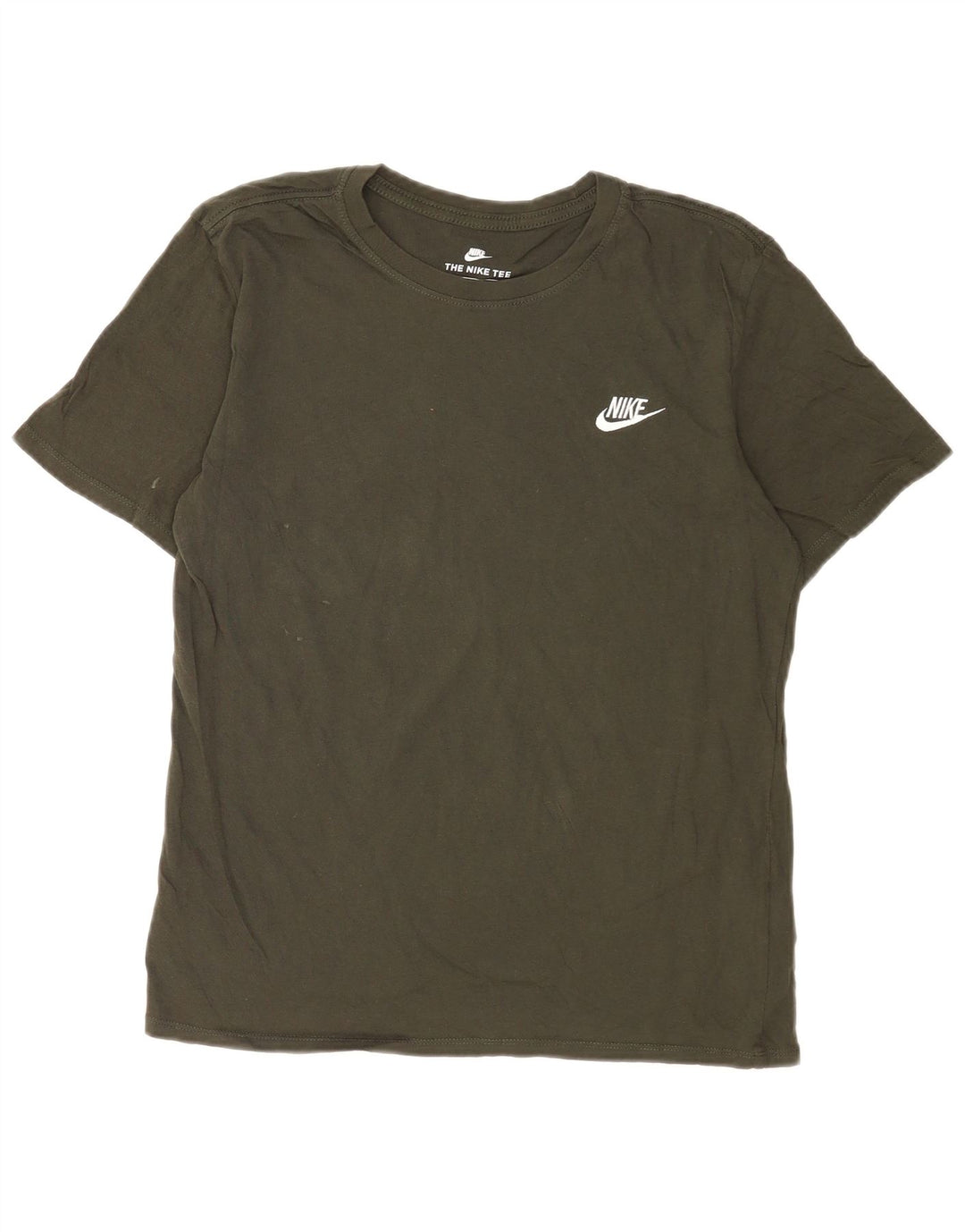 Nike muška majica atletskog kroja, srednji zeleni pamuk