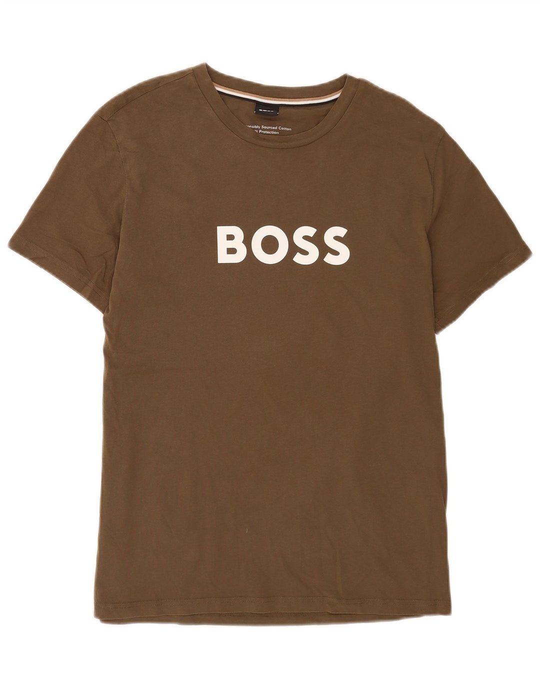 Muška majica kratkih rukava Hugo Boss s grafičkim motivima srednje boje boje