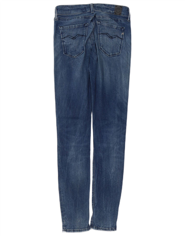 REPLAY Ženske uske traperice W25 L29 tamnoplave