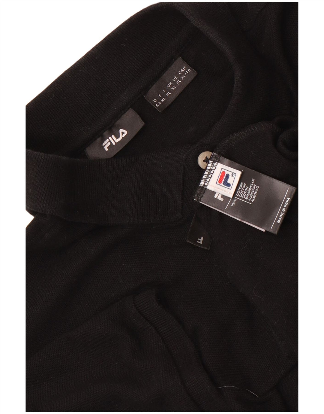 Fila muška polo majica XL crni pamuk
