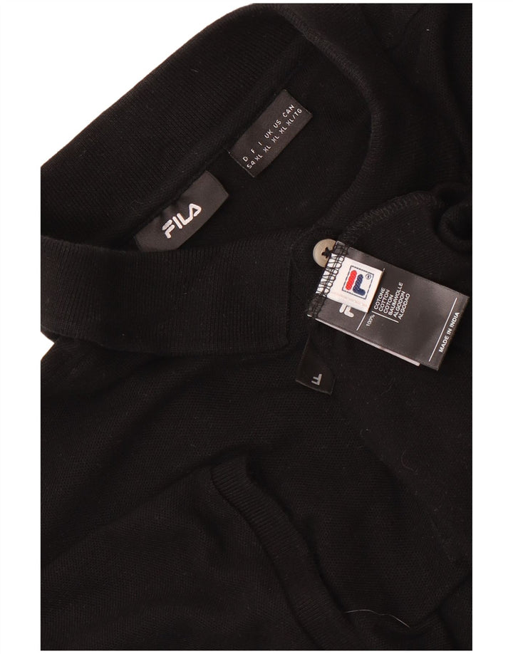 Fila muška polo majica XL crni pamuk