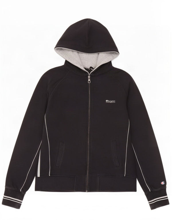 Champion ženska pulover s kapuljačom Heritage Classics UK 18 XL crni pamuk