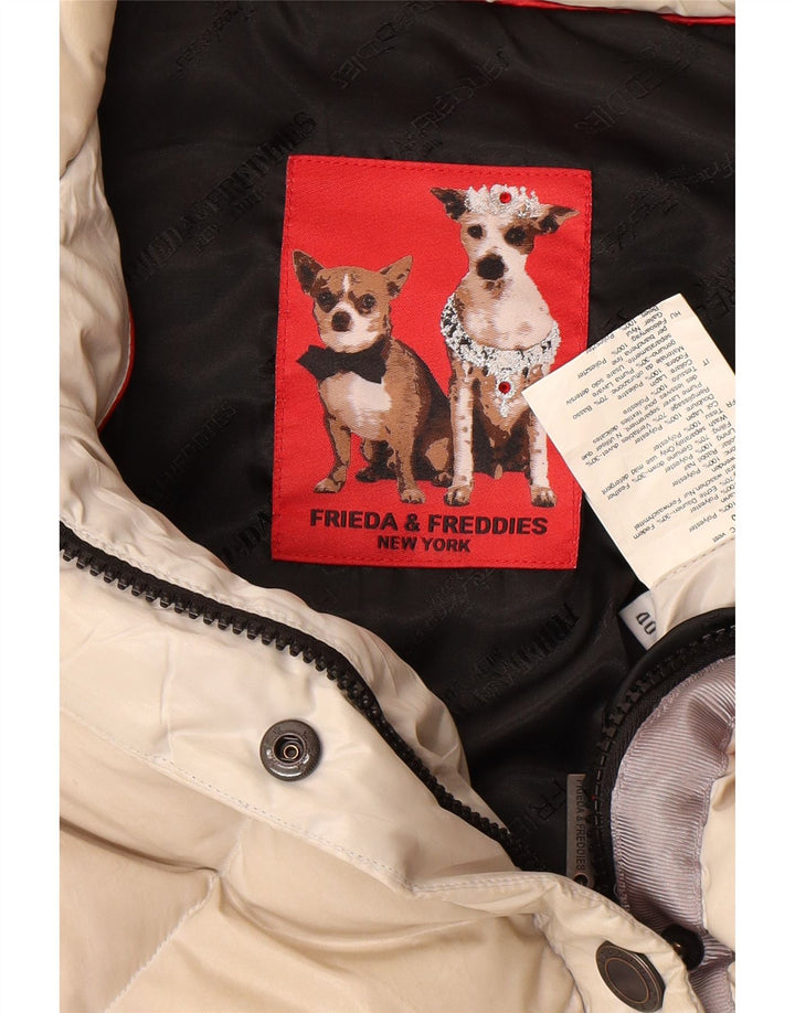 FRIEDA & FREDDIES Ženska podstavljena jakna EU 40 srednje bež poliester