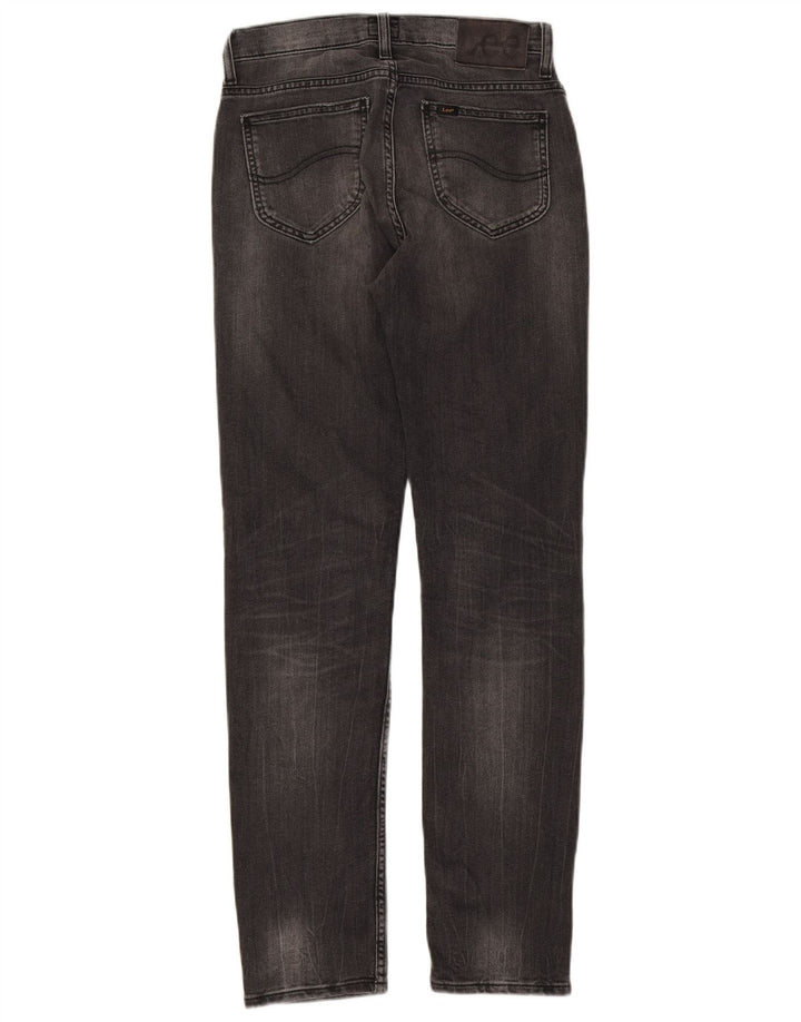 LEE Womens Rider Slim Jeans W28 L32 Grey Cotton