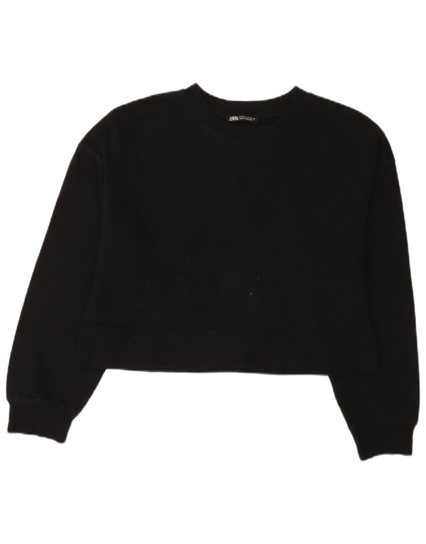 Zara ženski džemper prekomjerne majice UK 10 Small Black