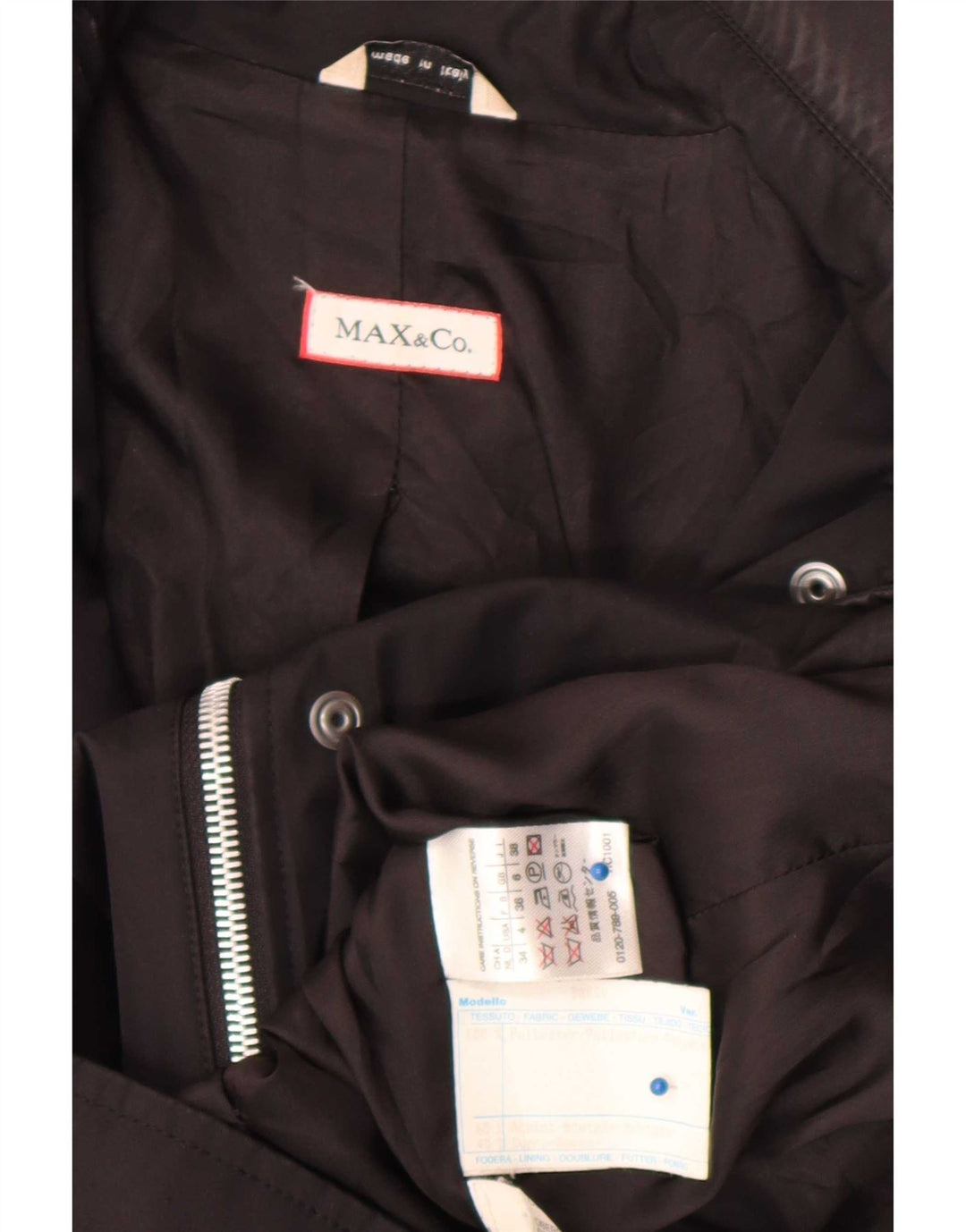 Max & Co. Ženska bomber jakna UK 6 XS crni poliester