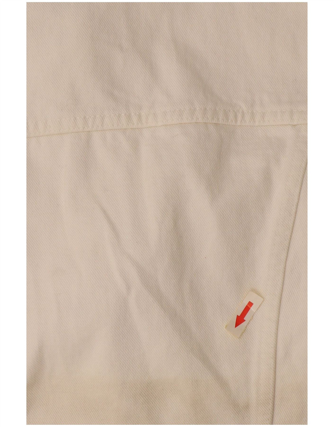 Indian Motocycle ženska jakna od trapera UK 14 Veliki bijeli pamuk