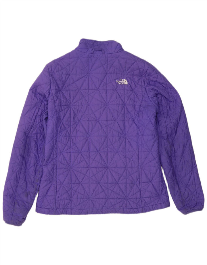 The North Face ženska prošivena jakna UK 16 veliki ljubičasti najlon