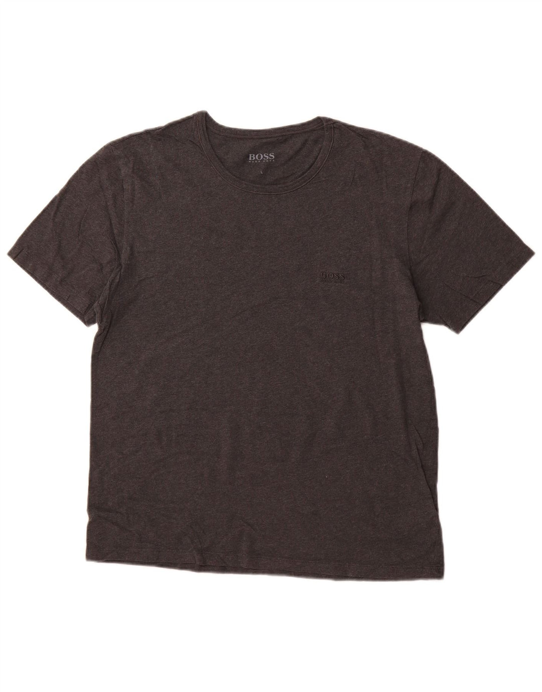 HUGO BOSS Ženska majica kratkih rukava UK 16 Veliki sivi pamuk