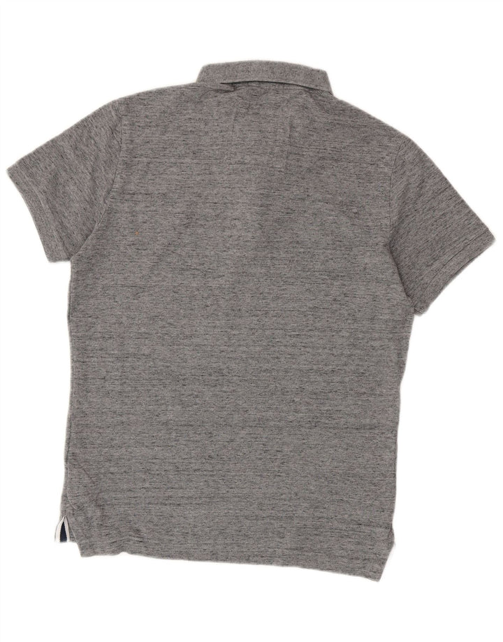 Superdry muška polo majica, srednje sivi flekasti pamuk