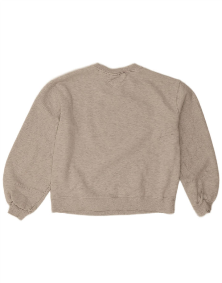 Tommy Hilfiger Ženska prekomjerna trenirka s grafičkim motivima UK 14 srednje siva
