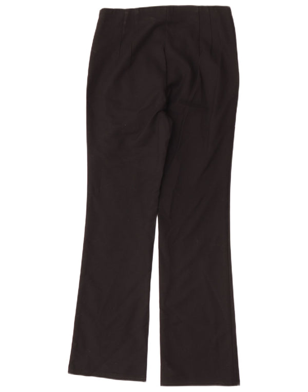 Zara Mens Bootcut Casual Trousers Small W26 L28 Black Cotton