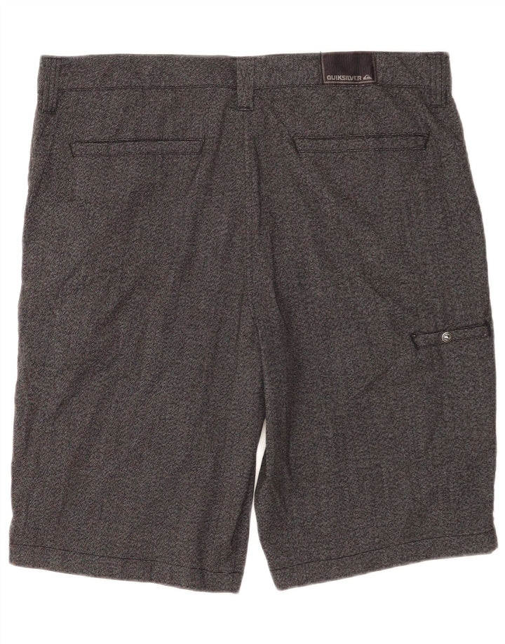 Quiksilver muške Zathan Cargo kratke hlače W34 veliki sivi poliester