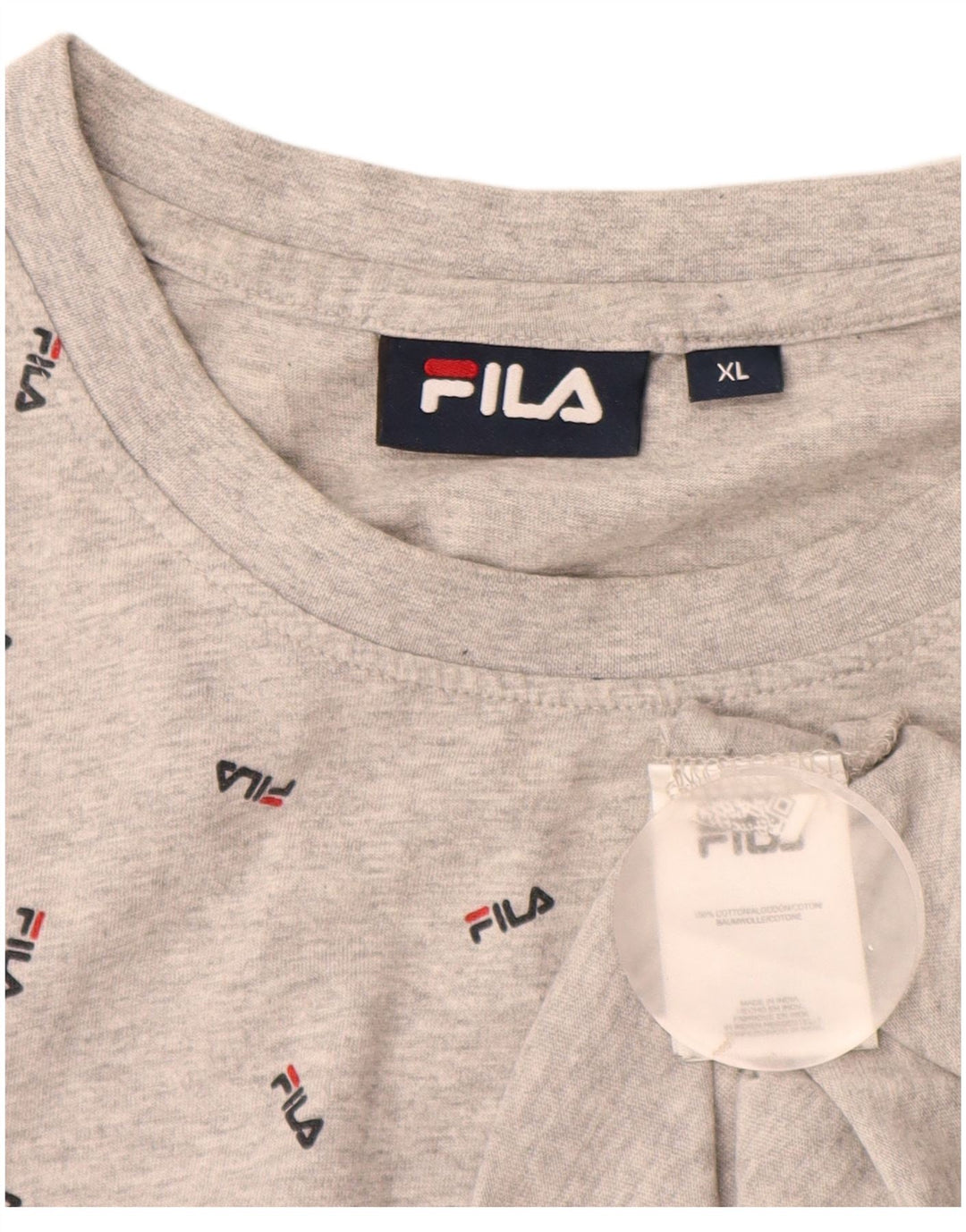 Fila muška majica kratkih rukava XL sivi flekasti pamuk