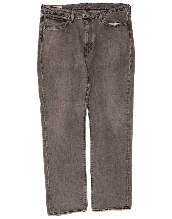 Levi's muške 514 ravne traperice W36 L32 sive pamučne klasične
