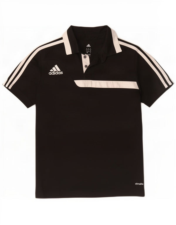 Adidas muška polo majica Climalite mala crna poliesterska boja