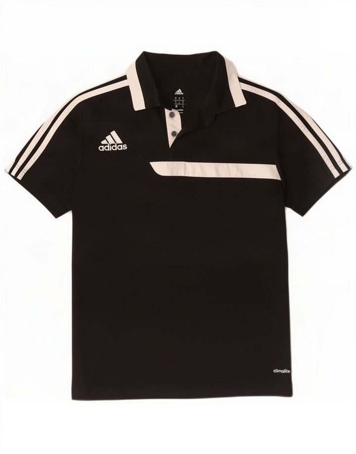 Adidas muška polo majica Climalite mala crna poliesterska boja