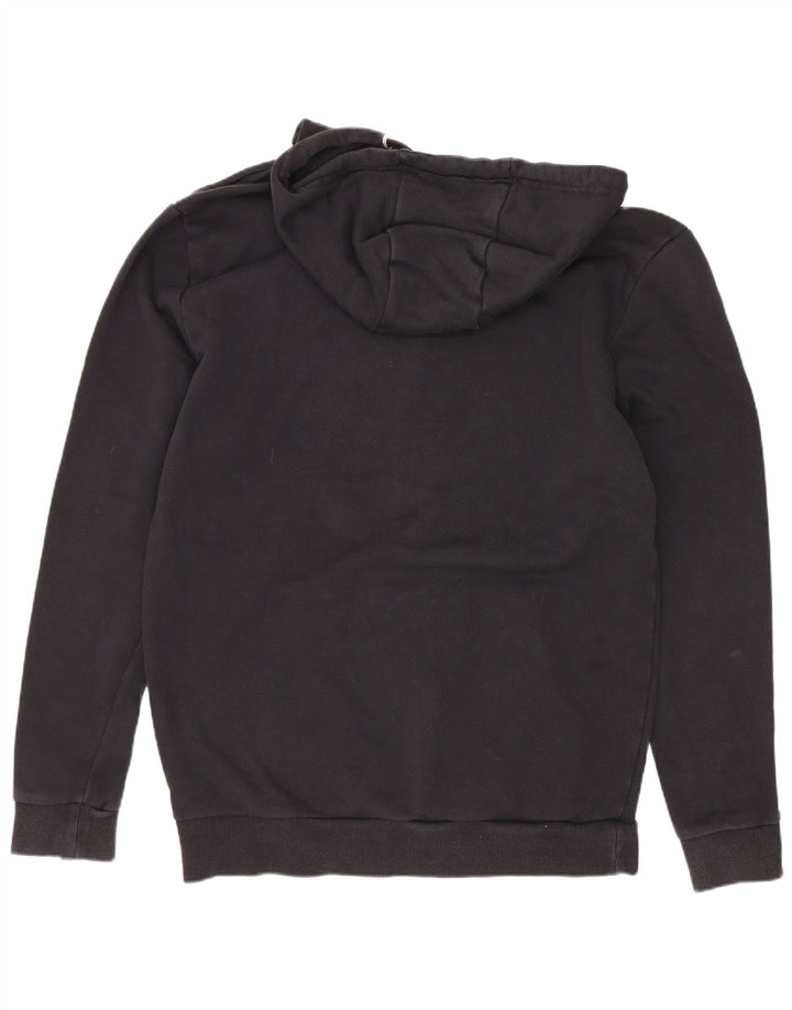 Ellesse muška majica s kapuljačom srednje veličine, crni pamuk