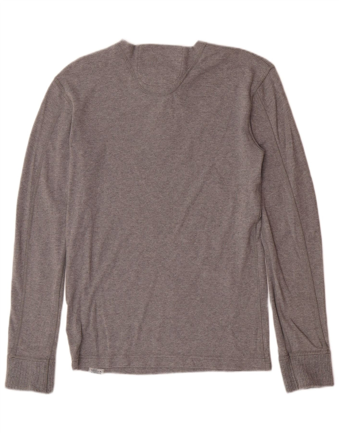 Superdry muška majica dugih rukava, srednje sivi pamuk