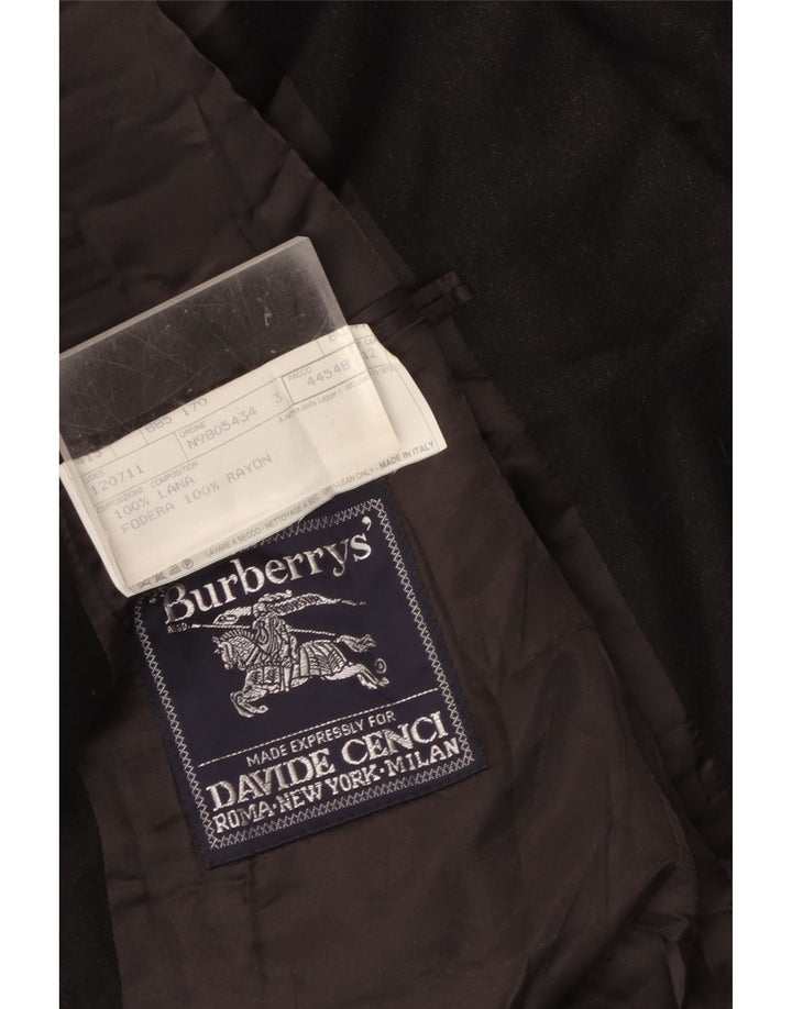 Burberrysova muška jakna s 3 gumba IT 52 velika crna vunena