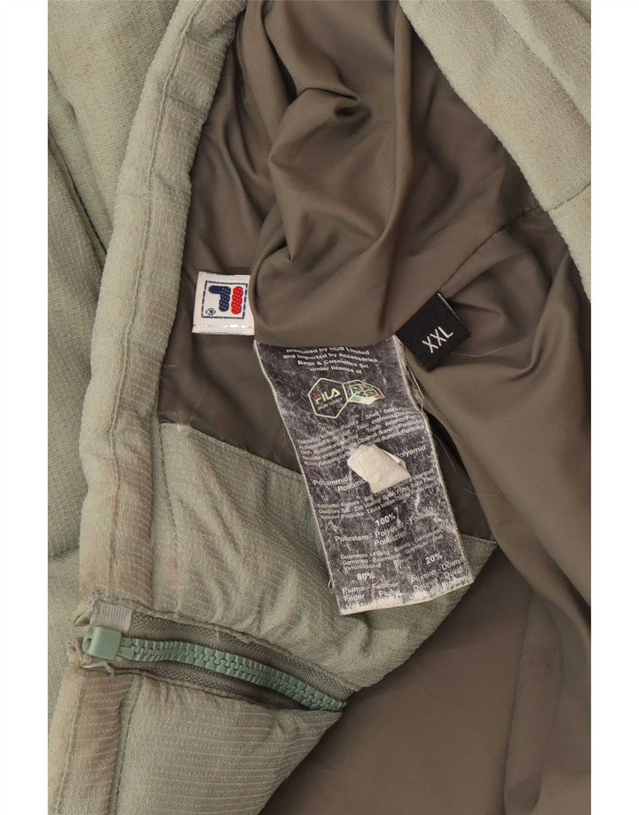 The North Face muška podstavljena jakna UK 44 2XL zeleni poliamid