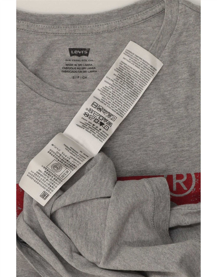 Levi's muška majica kratkih rukava s grafičkim motivima, mali sivi pamuk