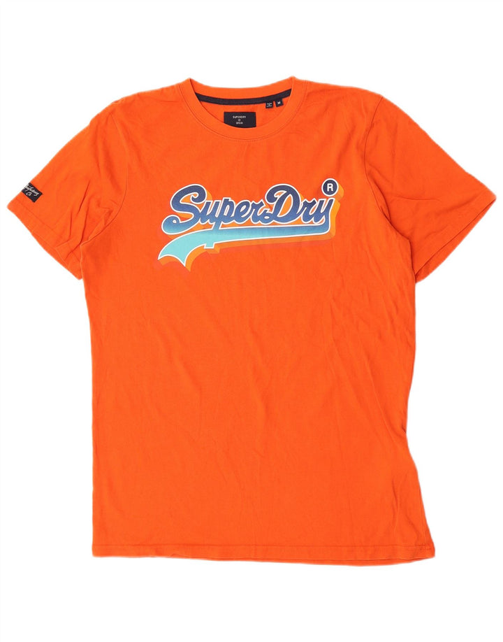Superdry muška majica kratkih rukava srednje veličine, narančasta, pamuk