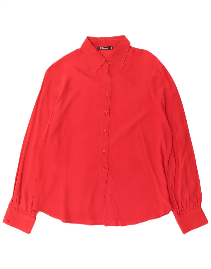 Vrhunska ženska košulja bluza IT 48 XL crvena svila
