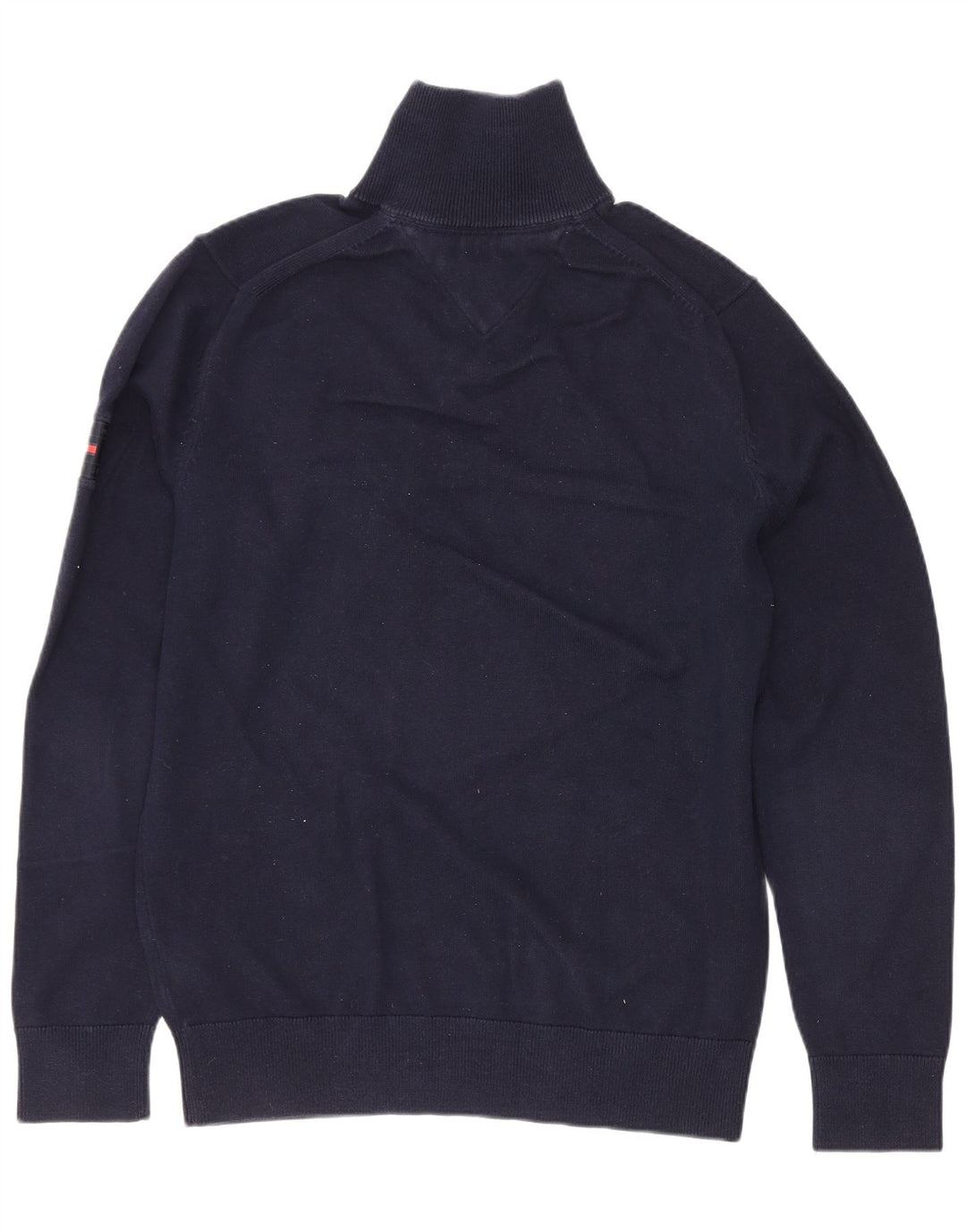 Tommy Hilfiger muški džemper s izrezom s patentnim zatvaračem srednje tamnoplave boje