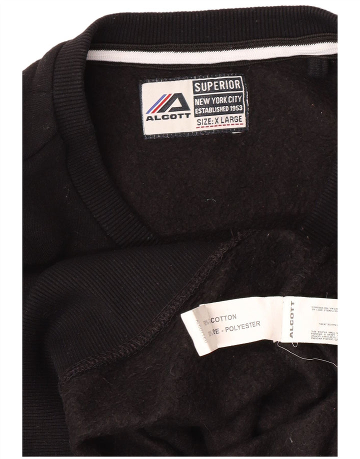 ALCOTT Muška trenirka New York City Graphic Sweatshirt XL crni pamuk