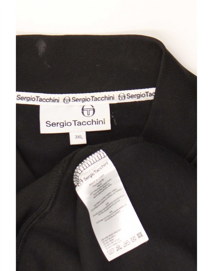Sergio Tacchini muška trenirka bez rukava gornja jakna 3XL crni poliester