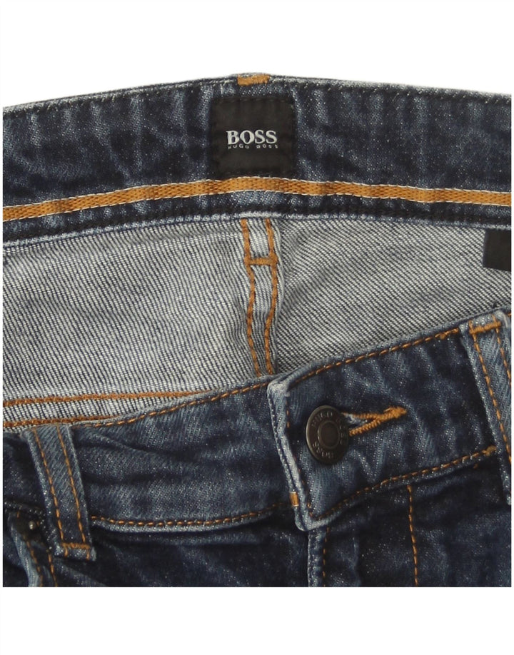 Hugo Boss muške uske traperice W32 L33 tamnoplave