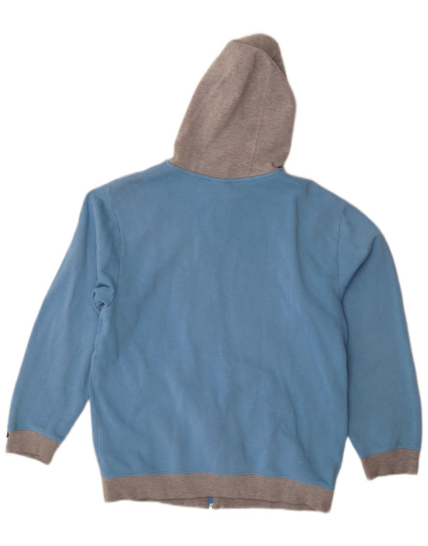 Nike Boys Zip Hoodie pulover 13-14 Years XL Blue Colourblock Pamuk