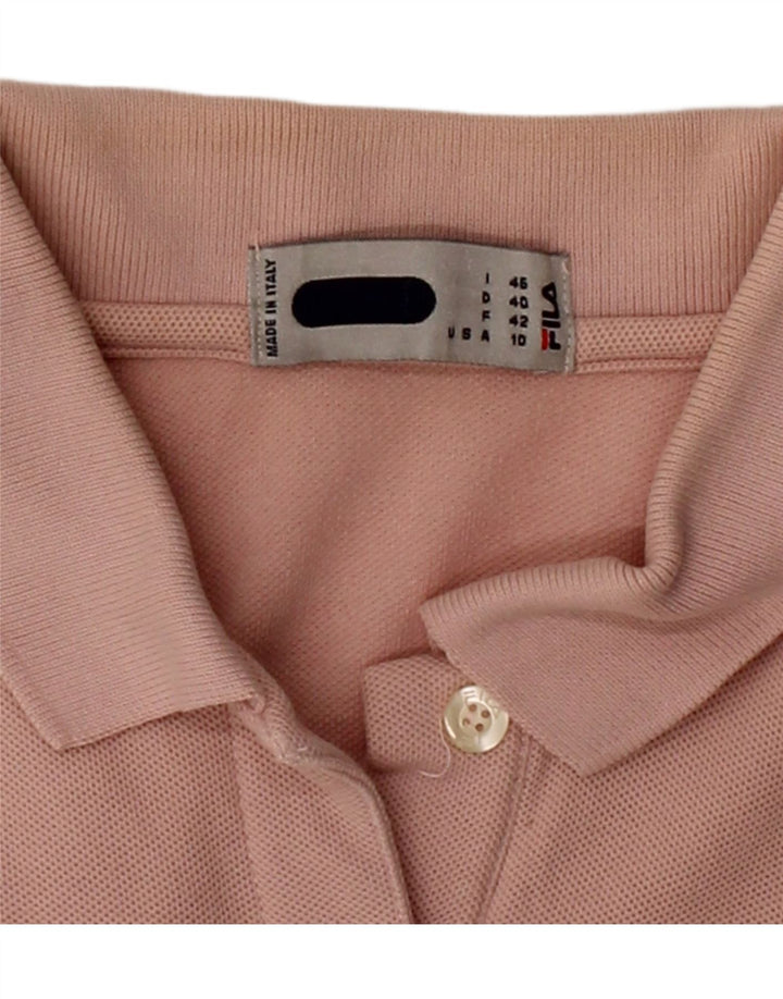 FILA Womens Polo Shirt IT 46 Large Pink Vintage Fila and Second-Hand Fila from Messina Hembry 