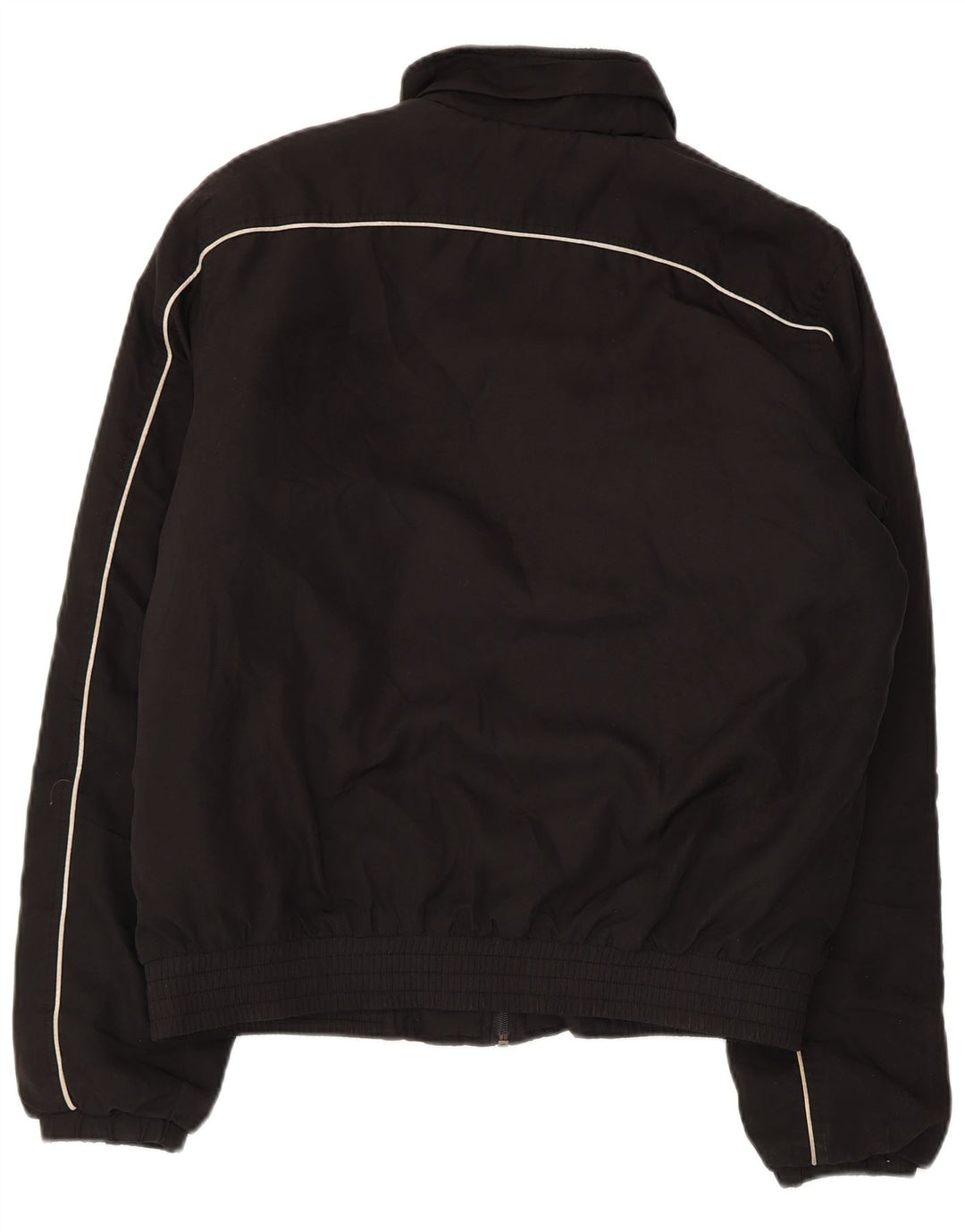 ASICS muška gornja jakna trenirke srednje crne boje od poliestera